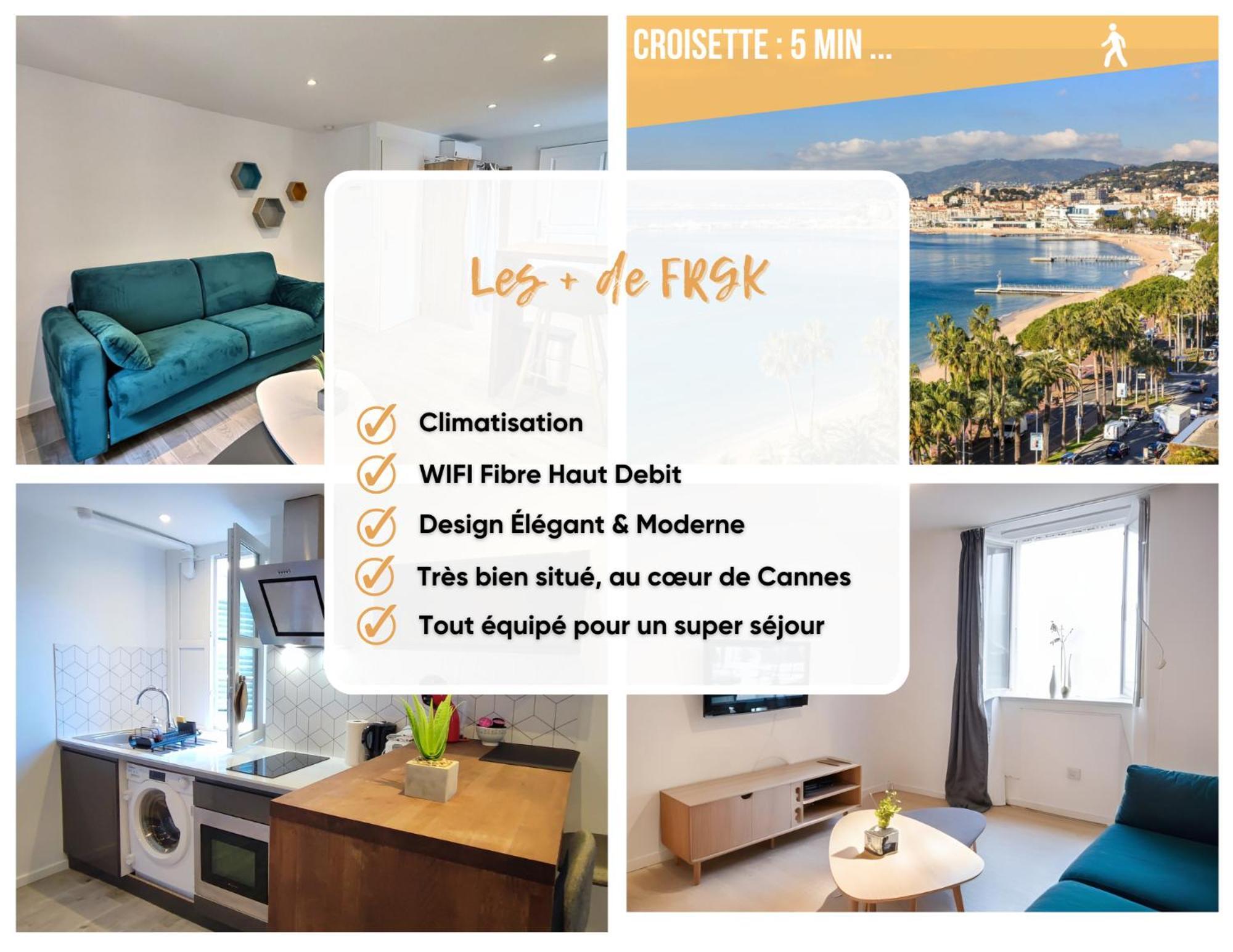Frgk "Chic Centre-Ville" Cannes Extérieur photo